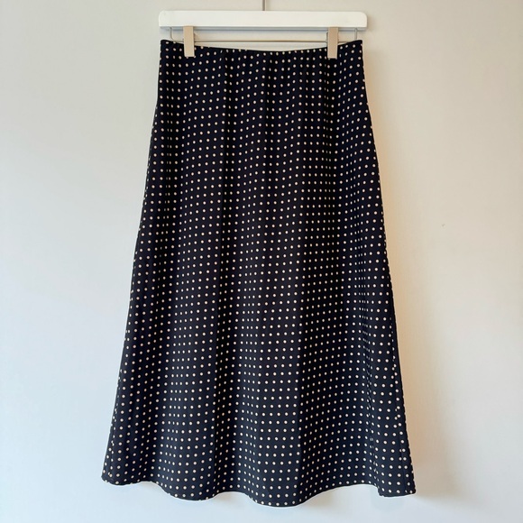 Sanctuary Bias Pull-On Polka Dot Midi Skirt - Picture 2 of 5